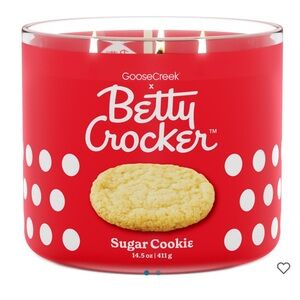 🤍 GC Sugar Cookie Betty Crocker 3-Wick Candle NEW
